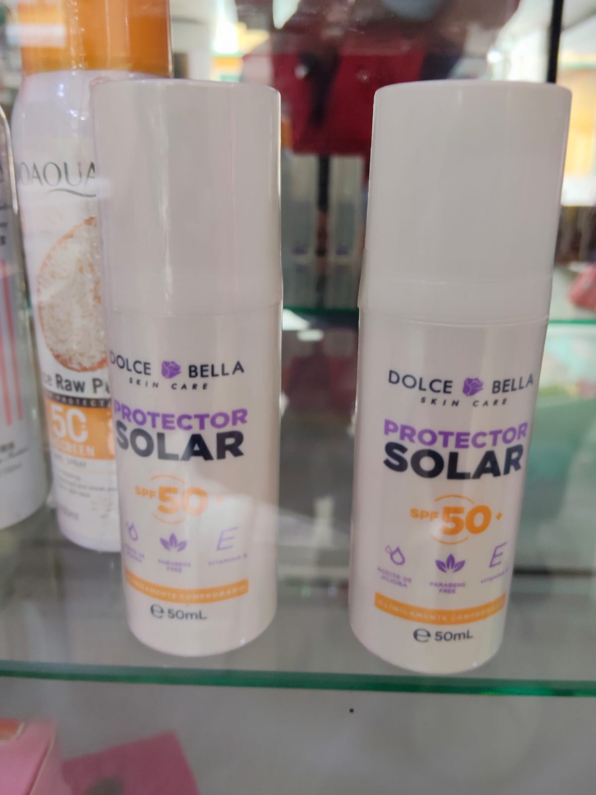 Protector solar 50+