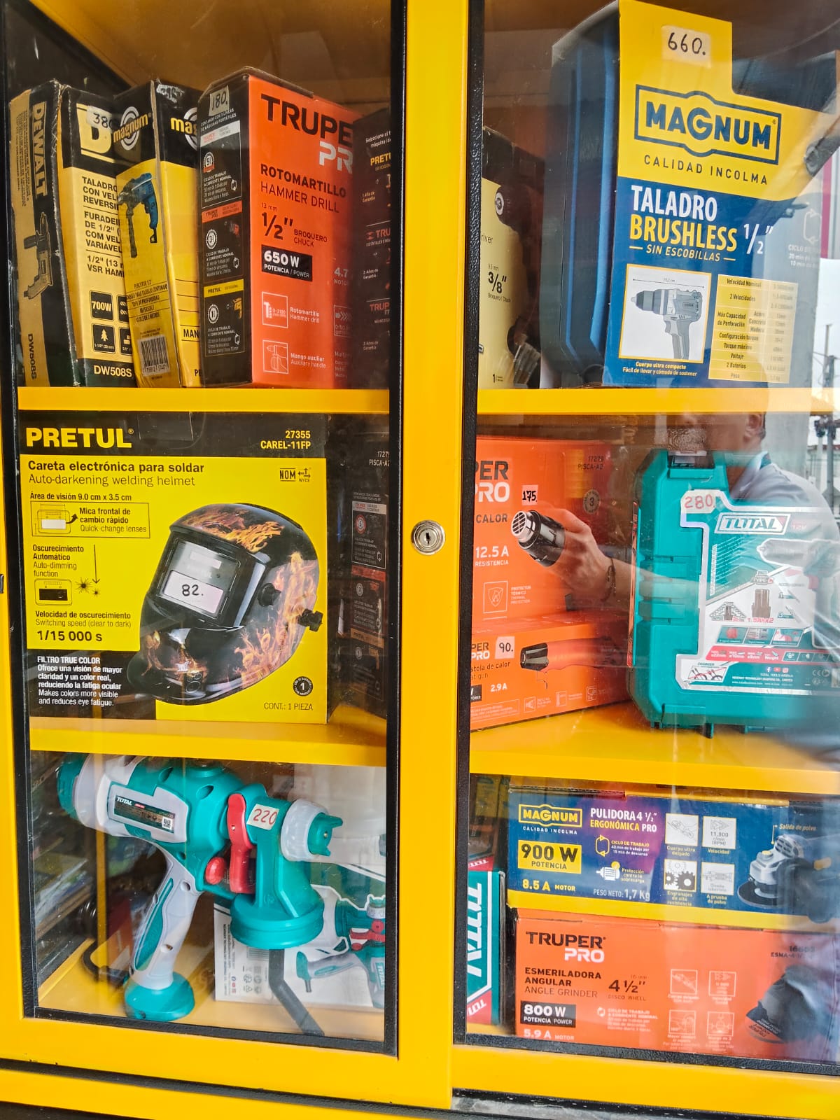 Careta electrónica para soldar